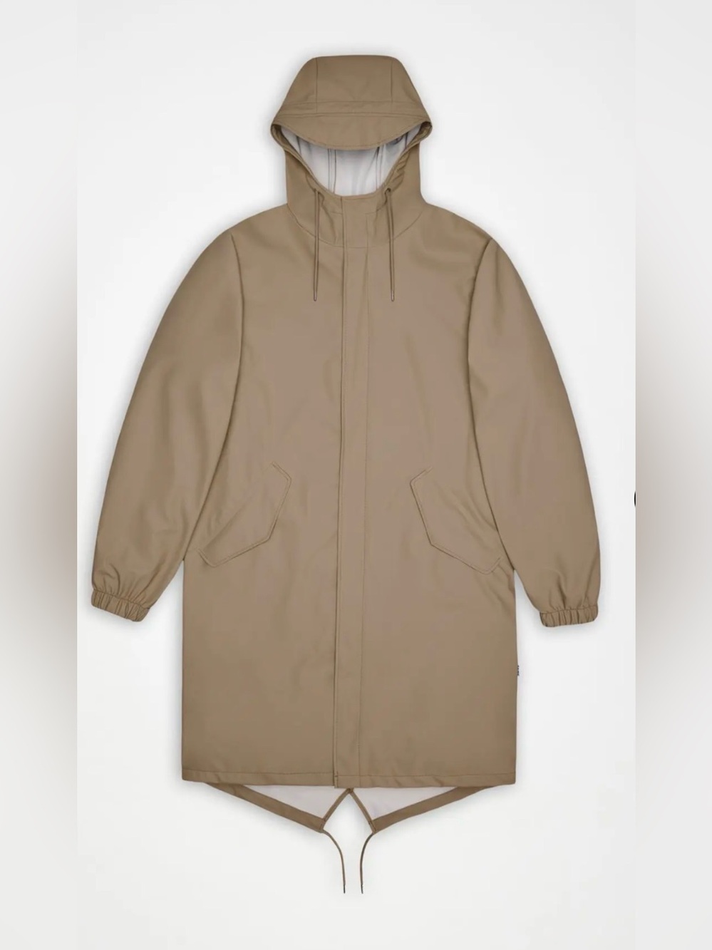 Rains Fishtail parka W3 unisex M sand color lightweight